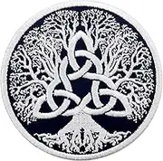 Tree of Life Yggdrasil Patch Embroidered Applique Iron On Sew On Emblem