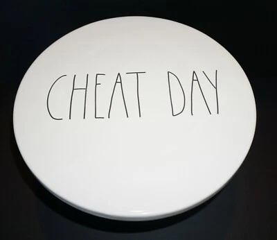 Rae Dunn CHEAT DAY Cake Stand.