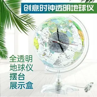 USB電動透明地球儀20cm手辦盲盒玩偶機車地標建筑動物模型展示架 免運開發票