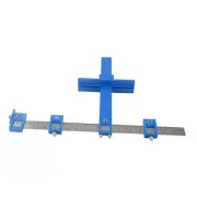 Adjustable Cabinet Hardware Jig Portable Drill Guide Punch Locator for Drawer