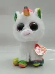 Ty Beanie Boos 6" Medium PIXY the Unicorn Stuffed Animal Plush