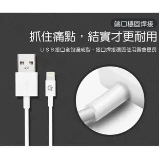 【Glitter 宇堂科技】Lightning USB充電傳輸線MFi蘋果原廠認證 充電線蘋果數據線 (6.1折)