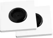 FOYTOKI 2pcs Light Plates Switch Covers Round Electrical Box Cover Cable Wall Plate Wall Wire Hider
