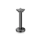 1PC Steel Inernally Thread Labret Stud Rings Piercing Star Heart Shape Ear Carti