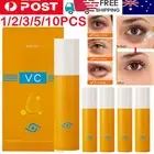 1-10X 8ml VC Lutein Eye Essence Oil for Eyes Bags, Firming Anti-Aging Eye Serum