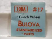 Bulova 10BA - Watch Part #17 - Clutch Wheel - Factory Replacement / Repair