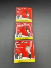 150 Accu-Chek Guide Blood Glucose Test Strips - 3x50ct - 05-2025
