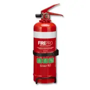 FirePro 1kg Fire Extinguisher Dry Powder Car Boat Home Caravan Pro Inc. Bracket