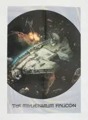 Millennium Falcon 14" x 20" Poster - Sonia Hillios art Star Wars Galaxy Magazine