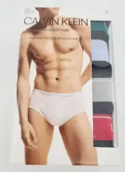 Calvin Klein 4 Pack Cotton Slips Briefs Multicolor Underwear Men's Classic Fit S