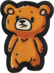 Scared Bear Patch - 2.6x3.5 inch - P7584
