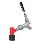 Chrome Beer Faucet Sample Tap + Pin Lock Home Brew Keg Coupler