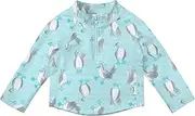 [green sprouts] i play. Boys' Long Sleeve Zip Rashguard Shirt