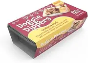 Doggie Dippers™ Tray - Cranberry - are a World-First Interactive Dog Treat. Blending Gluten and Wheat Free Carob and Coconut Biscuits with Our Carob Flavoured Peanut Butter