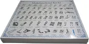 SERMALOER Brand 62PCS Domestic Sewing Machine Feet Compatible with Janome, Singer, Brother, Kenmore, Elna, Euro-Pro, Juki, Simplicity Low Shank Sewing Machine