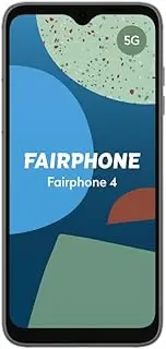 [Fairphone] 4 5G Sustainable Smartphone (6GB RAM | 128GB, 6.3 Inch Full HD+, Qualcomm Snapdragon 750G, Dual SIM), Android, Grey