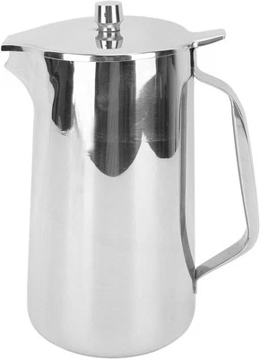 Large Capacity 2L Stainless Steel Water Pitcher Cold Beverage Jug, 304