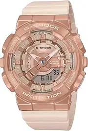 [Casio] G-Shock GMS110PG-4A S-Series Mid Size Women's Watch, Rose Gold Dial, 46 × 42 × 13 mm