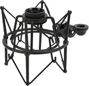Microphone Shock Mount Mic Holder,Microphone Shock Mount Clip Mic Anti Vibration Holder for Live Streaming Recording Studio,Anti Vibration Spider Shockmount (Black)