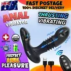 Vibrating Prostate Massager Thrusting Anal Butt Plug Dildo Vibrator Big Sex Toy
