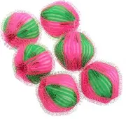 VERDANVERSE Pet Hair Remover Balls 6pcs Reusable Washing Machine Cleaning Balls for Dryer Hair Catcher