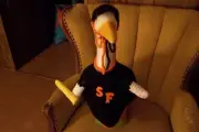 San Francisco Baseball Geese Outfit Crochet Geese Clothes Outdoor Statue Dress