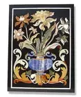 24" x 18" Black Marble Dining Coffee Corner Centre Table Top Mosaic wall panel