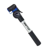 BETO Bike Pump mini Double Shot 1.5" Gauge fits SV AV PV FV DV & bracket Bicycle