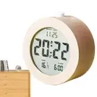 Silent Multifunctional Electronic Clock Nordic Style Small Desk Clock Bedroom