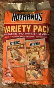 HOTHANDS Variety Pack Lot Hand (5) Body (5) & Toe (3) Warmers 02/24