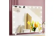 80x65cm Embellir Makeup Mirror Hollywood Vanity with LED Light White Frame
