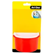 Avi One Bird Feeder Plastic D Feeder with Metal Holder 2 Pack