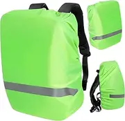 Reflective Backpack Raincoat Water-Resistant Cover for Commuting Hiking Pack Shield