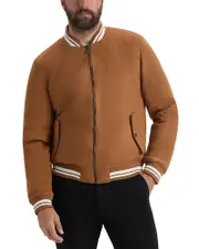 Hunter Manstone Water Repellent Varsity-Style Jacket
