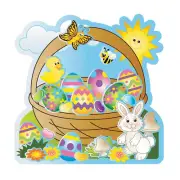 Egg-Cellent Make-An-Easter-Basket Sticker Scenes, Stationery, 12 Pieces
