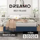 Metal Bedframe Mattress Foundation With Cover Single/Kinge Single/Double/Queen