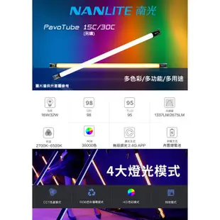 NANLITE 南光 4呎 電池式LED燈管/魔光燈棒(30C) 四入 正成公司貨 【預購】