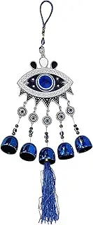 Evil Eye Wind Chime | Garden Wind Bell Decoration,Blue Evil Eye Hangable Ornament, Metal Wind Chimes for Home Garden Decoration