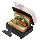 Breakfast Sandwich Maker Compact Electric Sandwich Maker with Non-Stick O2U4