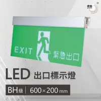 在飛比找momo購物網優惠-【璞藝】3:1 BH級 LED出口標示燈 GW-60-BH(