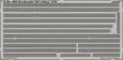 Eduard 53094 1/350 Ship- HMS Dreadnought Railings 1907 for TSM