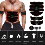 Electric Muscle ABS Stimulator EMS Belt Training Trainer Massager Body Exerciser