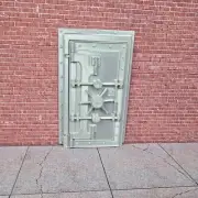 Vault Door Model 1/24 Scale Diorama Garage Dollhouse Accessory