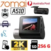 70mai A510 Car Dash Cam 2K HD Camera Rear Dashcam APP Recorder Video ADAS DVR