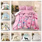 Giraffe Quilt Cover Doona Duvet Deers Pillowcase Feather silk quilt