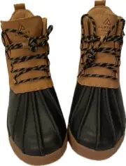 Alpine Gavin Duck Boots Men’s Size 12 Leather Tan And Black Ortholite Insoles