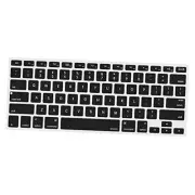 Silicone Keyboard Cover Compatible with MacBook Air 13 inch A1466 A1369 Black