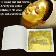 Barsinfi 24k Real Gold Foil Specification Can Be Used For Beauty Facial Mask Essence Firming And Anti-wrinkle Purify And Detox Brighten