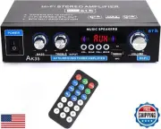 AK35 Stereo Amplifier Home Audio Bluetooth 5.0 Max 200W 2.0 Channel Mini Ampl