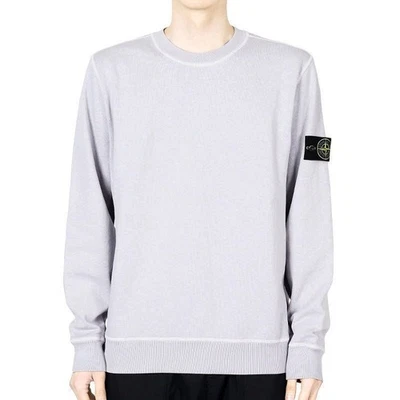 Stone Island Stone Men's Patch Compass Cotton Sweatshirt (Purple) K1S15 6100020